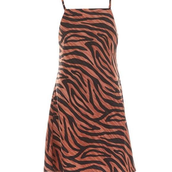 GB Big Girls Animal Print Mini Dress - Picture 1 of 2